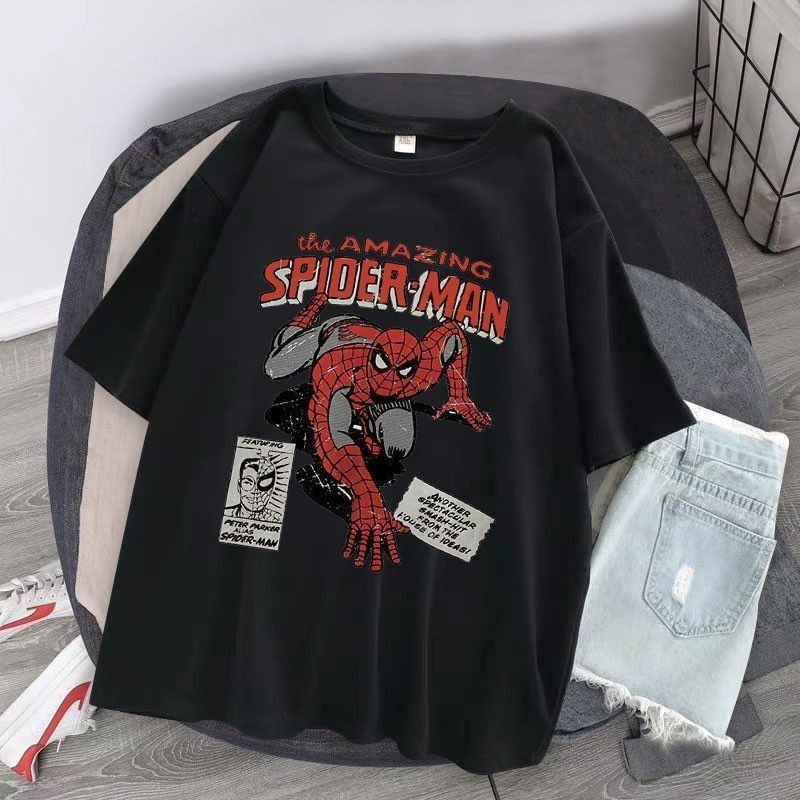 Camiseta AMAZING SPIDER MAN Camisa Street de qualidade Algodão BCR04BCR04