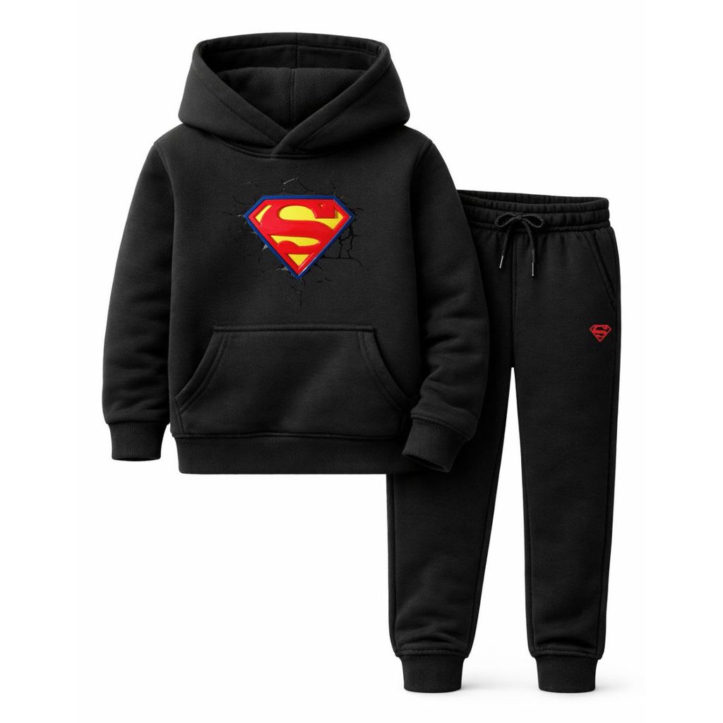 Conjunto Moletom do Super Man -Infantil Lançamento de Alta Qualidade