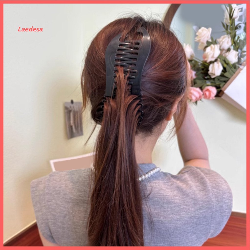 Colorful Cartoon Hairpin Exquisite Appearance 2pcs Women Banana Hair Clips Non-slip Grip Ponytail Pins Stylish Back Head
