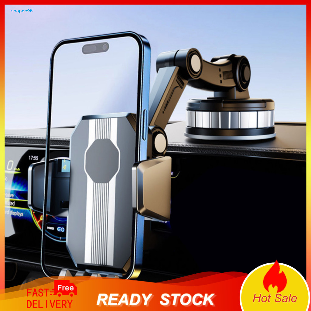 Phone Holder Car Secure Grip Universal with Multi-directional Vacuum Suction Cup Dashboard/windshield/vent Mount for Cel