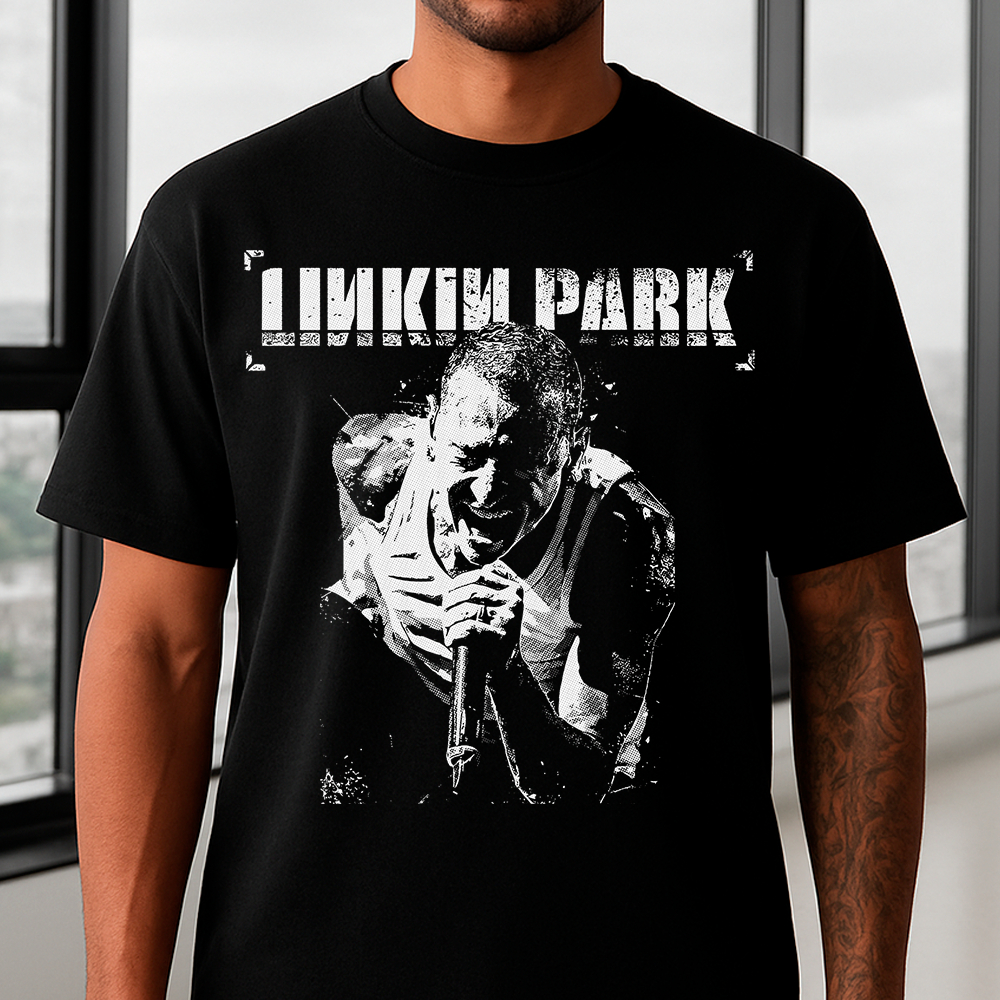 Camisa Camiseta Basica banda rock rap metal linkin park streetwear vintage em algodao Unissex retro