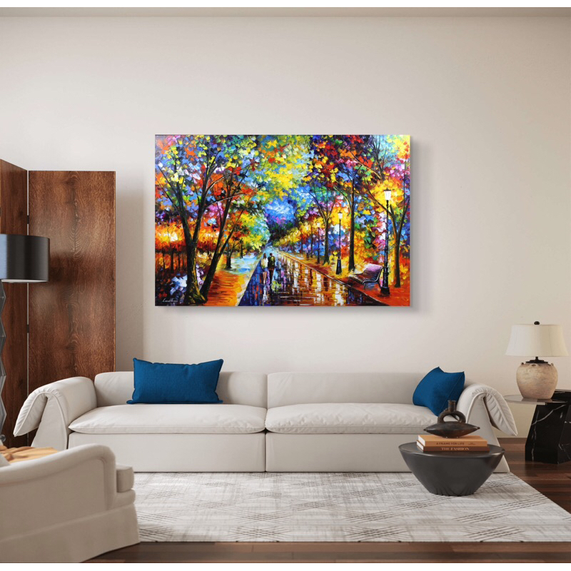 Quadro decorativo para sala Leonid Afemov Dream come true art tela acetinada