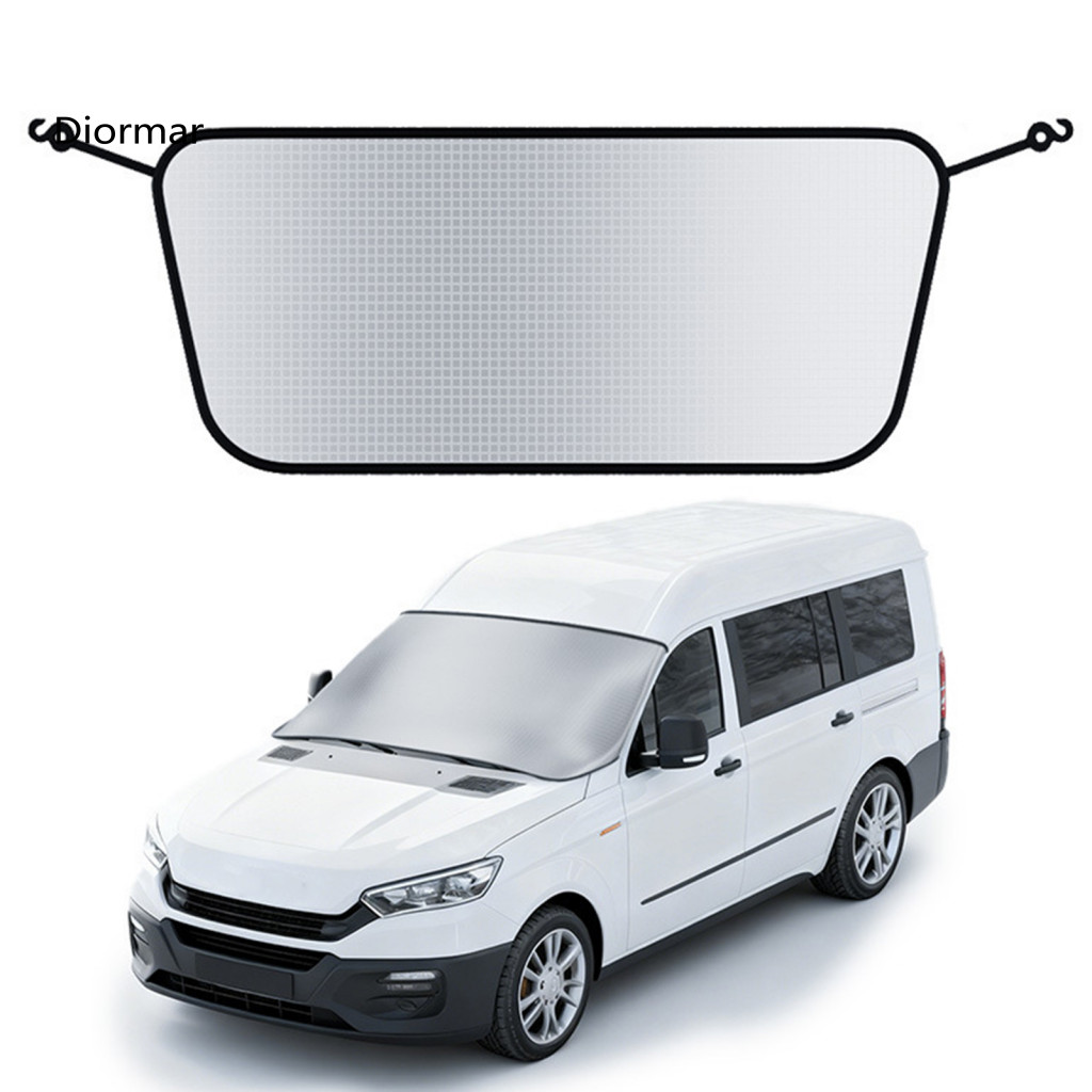 Windshield Protective Cover Winter Car Shade Full Protection – Blocks Uv Rays Snow Frost Dust Leaves Anti-theft Shield