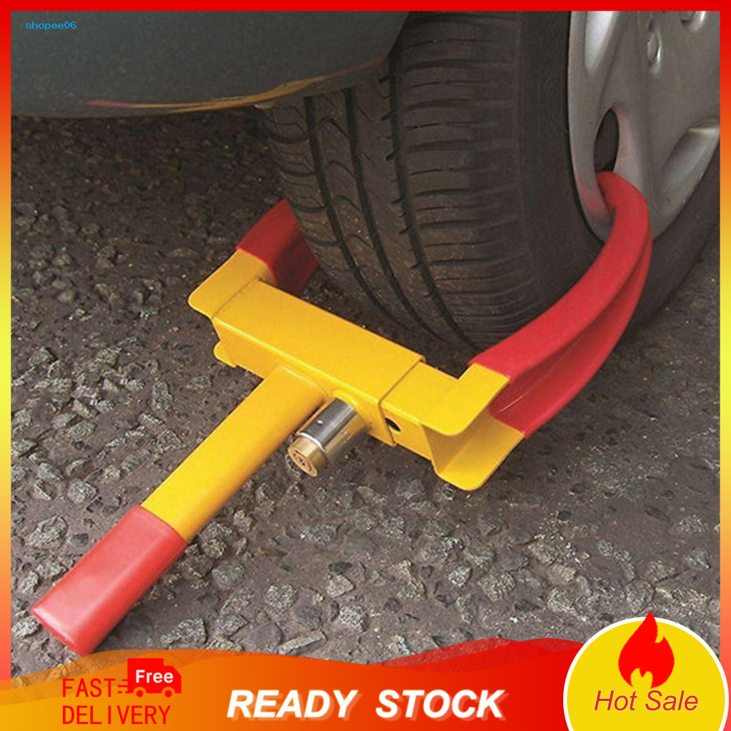Heavy Duty Steel Tire Lock Car Universal Wheel Clamp Safety – High Strength Durable Anti-theft with Easy for Cars for