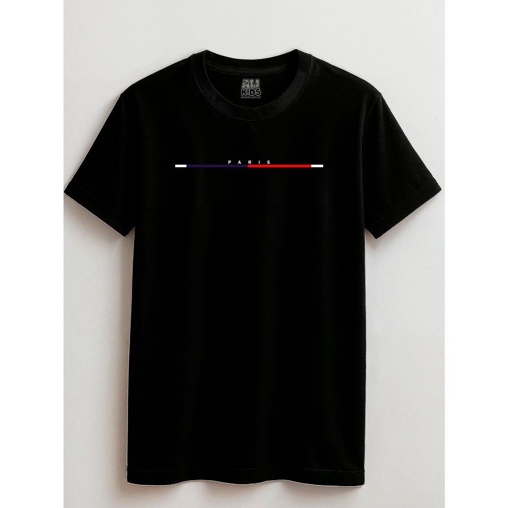 Camisa T-shirt Juvenil e Infantil 2 ao 16 anos Paris City