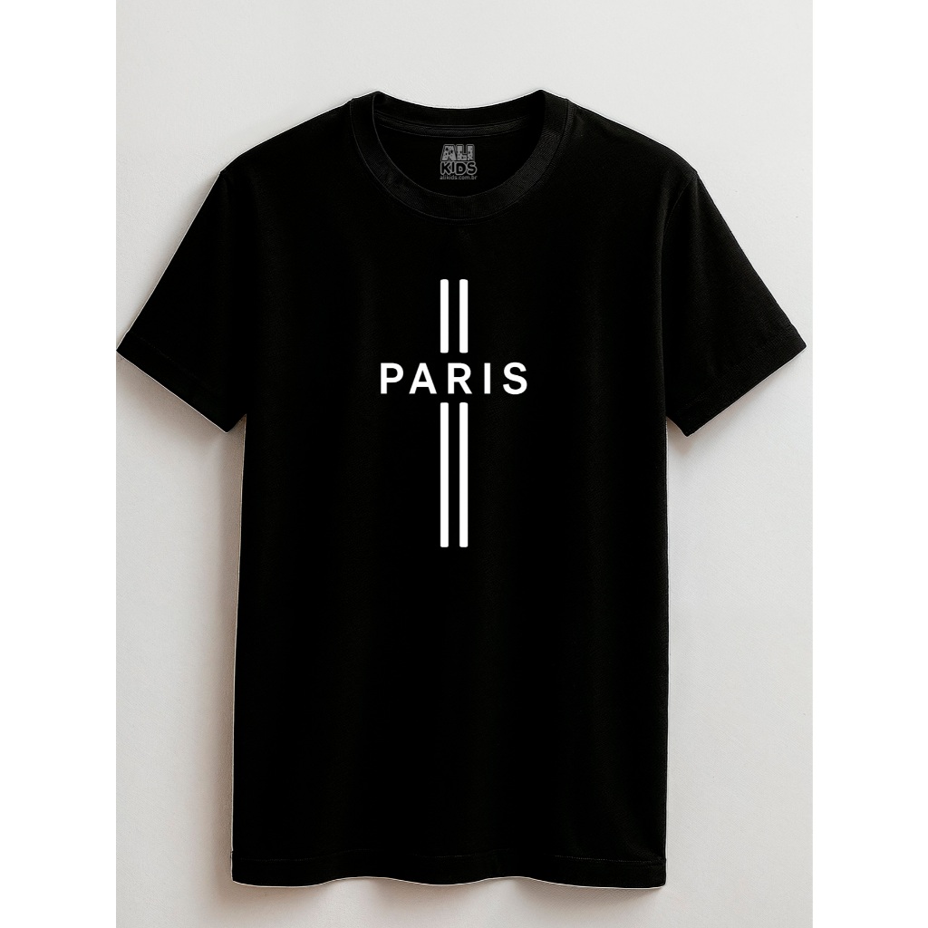 Camiseta Juvenil e Infantil 2 ao 16 anos Paris Streetwear City Urban