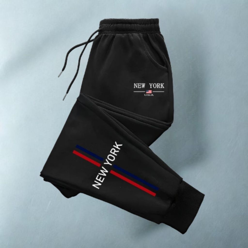 Calça De Moletom Flanelada Confortável New City Moda Street Wear Unissex