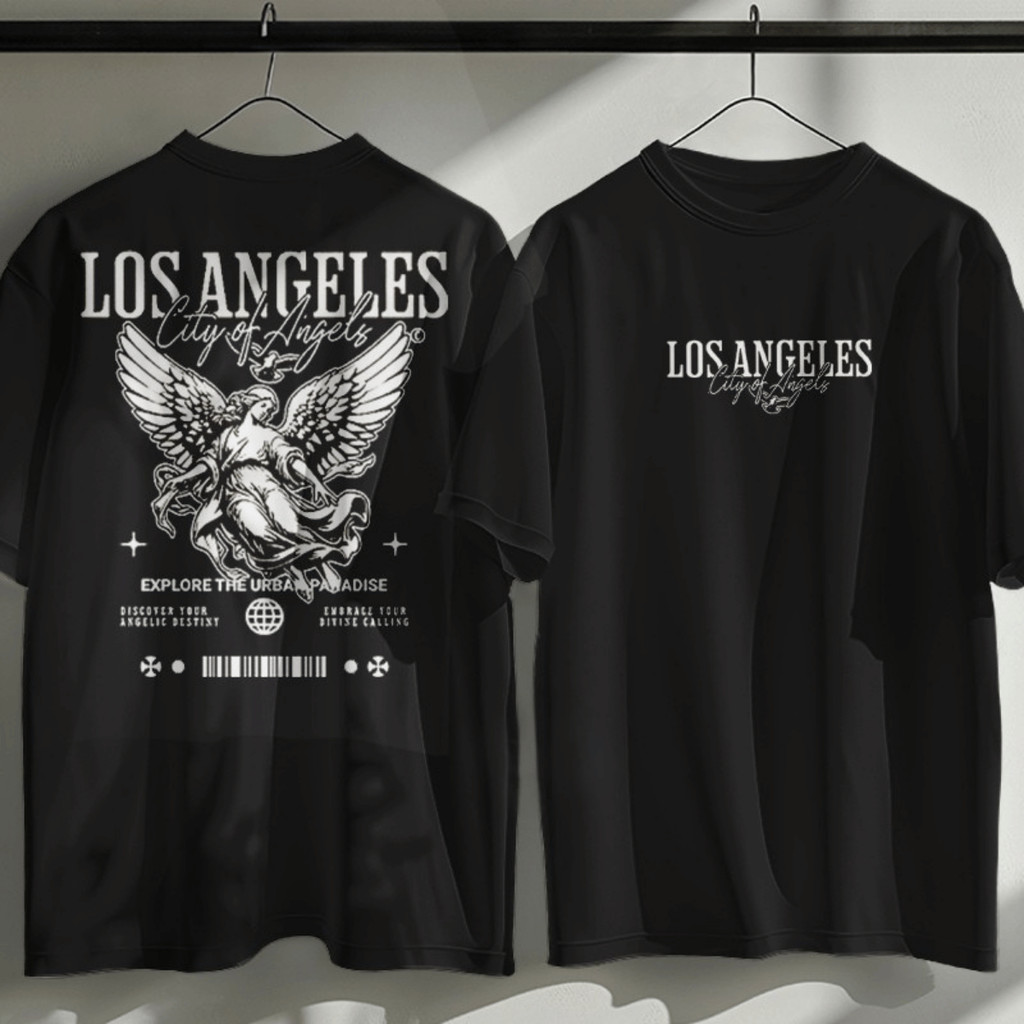 Camiseta Masculina Estilo Urbano Streetwear City Of Los Angeles 100% Algodão Premium Envio Rapido