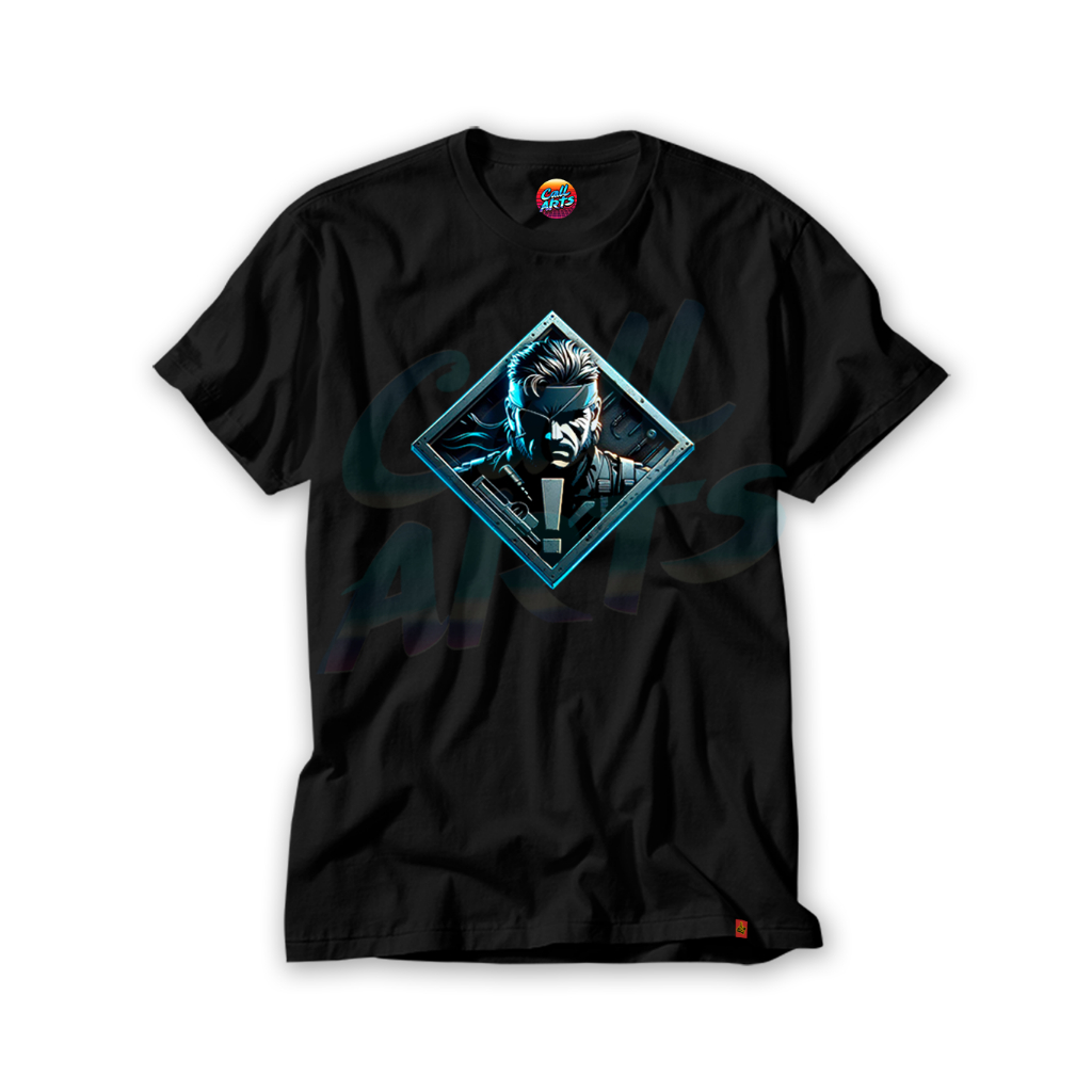 Camiseta gamer metal gear solid snake