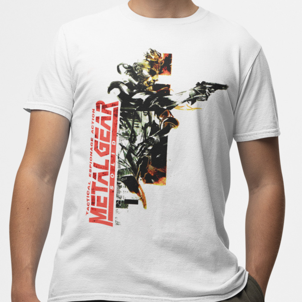 Camiseta Camisa Algodão Game Metal Gear Solid