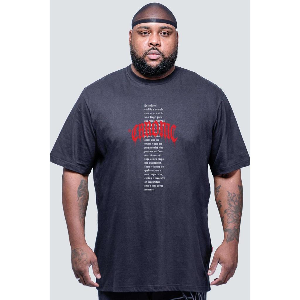 Camiseta Chronic Big Plus Size São Jorge AK 4446