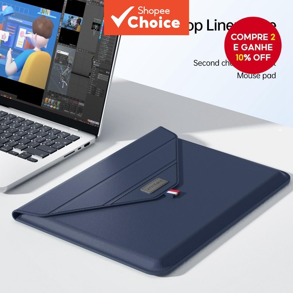 Bolsa de Computador Estilosa e Criativa para Macbook 13-14 Polegadas, Estojo Portátil com Suporte, 15.6 15 Polegadas,