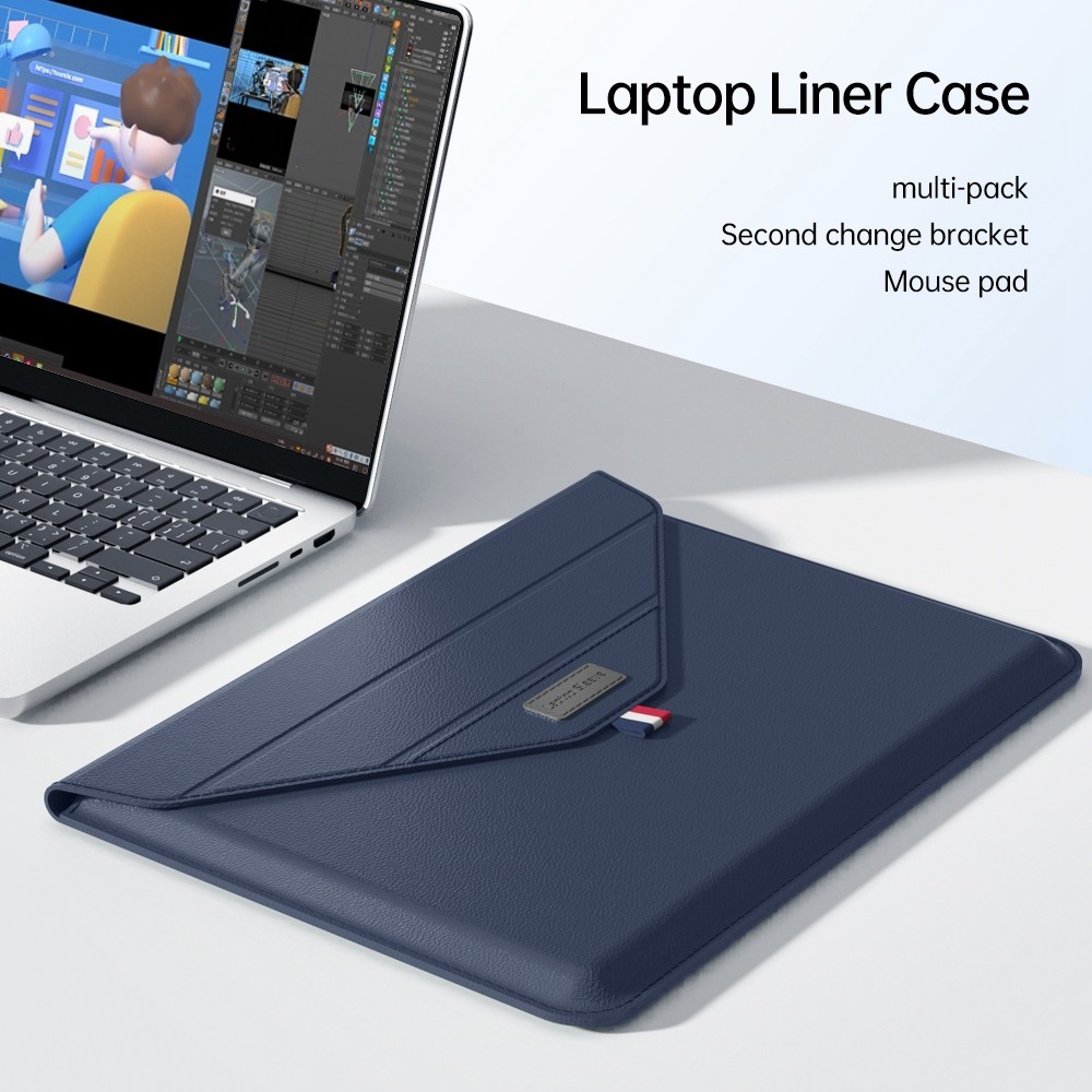 Bolsa de Computador Estilosa e Criativa para Macbook 13-14 Polegadas, Estojo Portátil para Suporte de 15.6 15