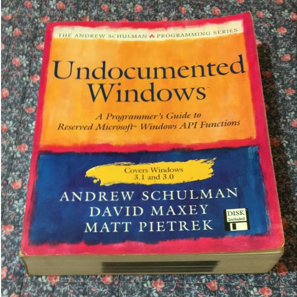 Undocumented Windows - A Programmer's guide to reserved Microsoft Windows API function (em INGLÊS)