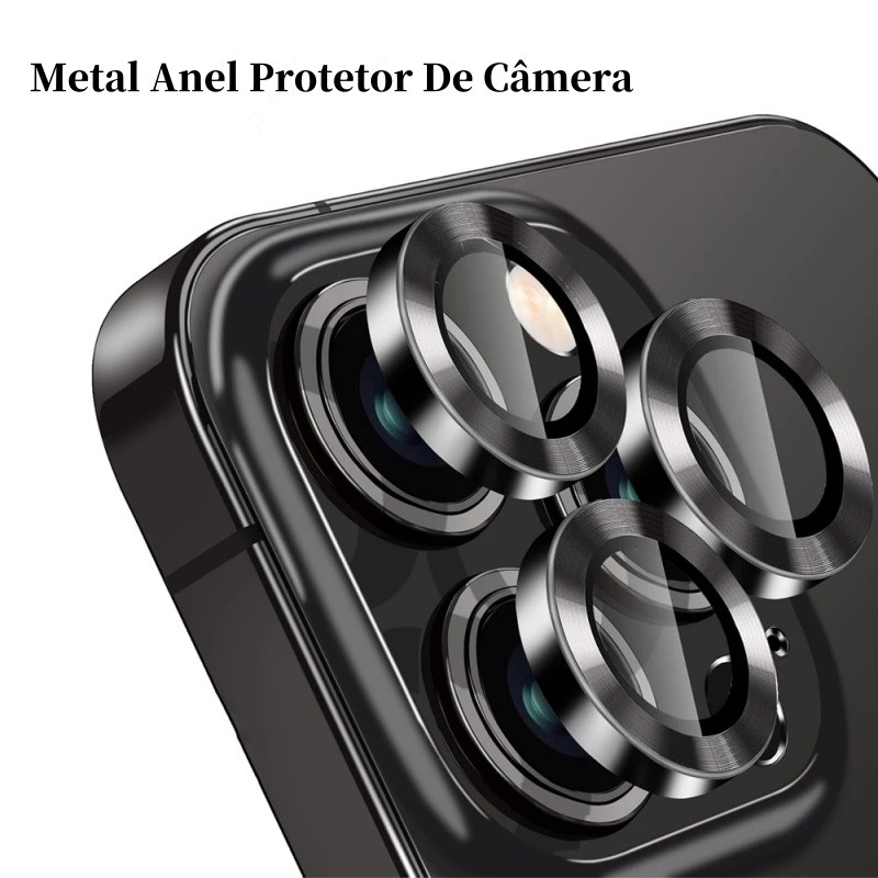 Metal Proteção Câmera Lente Para iPhone 16&17 Air&16plus&16pro&16 pro max Película Vidro De Celular Lente De Câmera