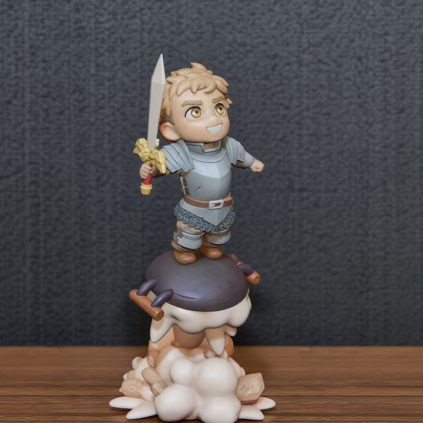 Laios Chibi | Dungeon Meshi | Action Figure Diorama e Decoração
