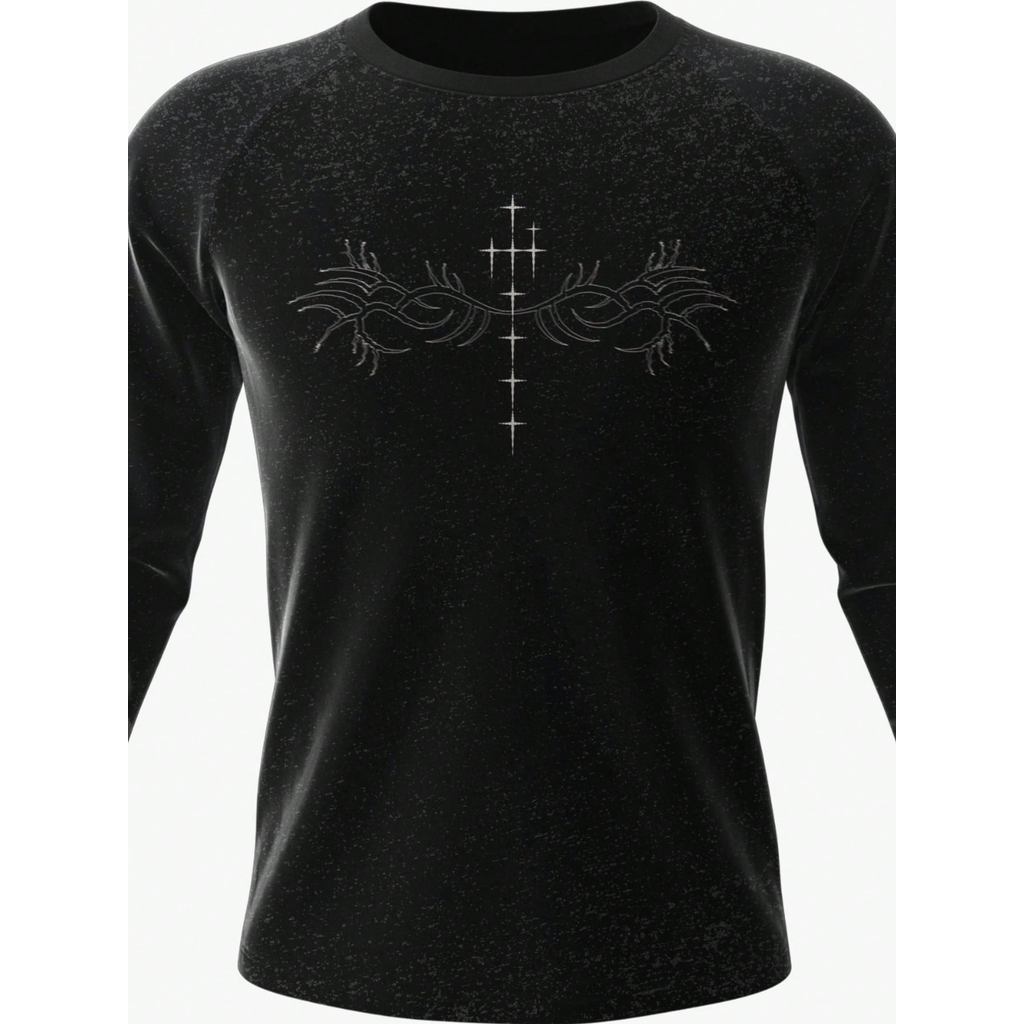 Camisa Dry Fit Rootbound Dark Origin Still Manga Longa Proteção UV Sublimada Ajuste Regular