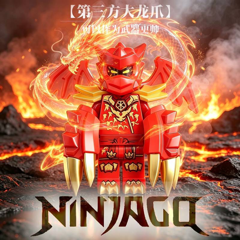 Ninjago Origin of Dragon Claw Life Rise of Dragon Dragon Form Minifigures RnGi