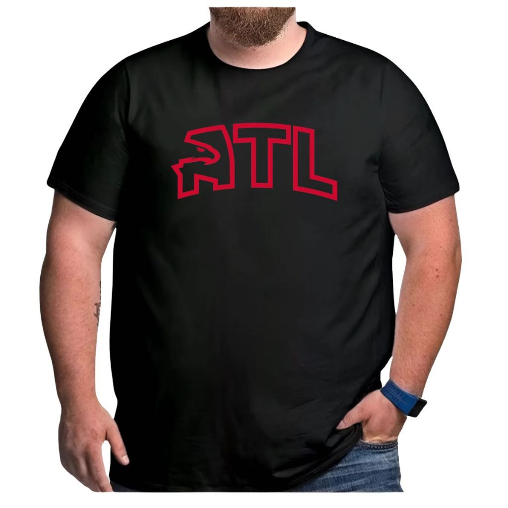 Camiseta Basquete Plus Size Atlanta Hawks Retro Trae Young