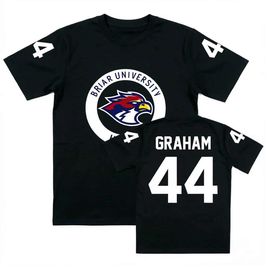 Camiseta Basica e OVERSIZED Di Laurentiss Graham Tucker Off Campus Briar University Hawks Serie Geek