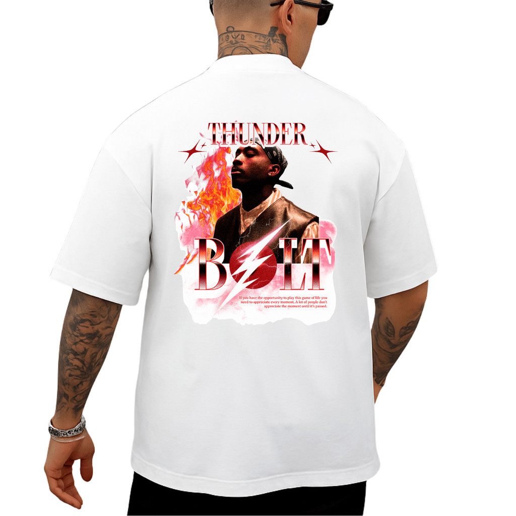 Camiseta Oversized Branca Camisa Confortável Algodão Modelo 
