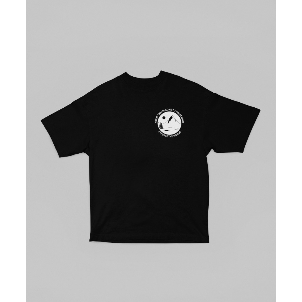 Camiseta Camisão Oversized Good Things Estampa Estilosa Streetwear 100% Algodão Fio 30.1 Qualidade