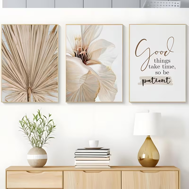 Quadro Decorativo Boho Chic Frase 