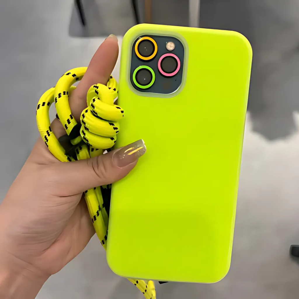 Lente Câmera Película iPhone 14 15 Plus Brilha no Escuro Glow Neon