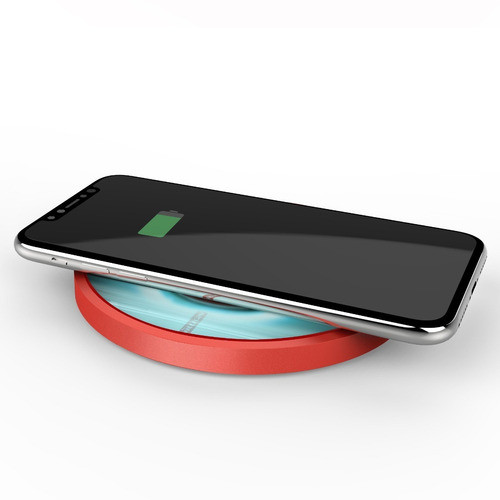 Carregador Wireless Magic Disk Fast Charge Version Vermelho - MCD4