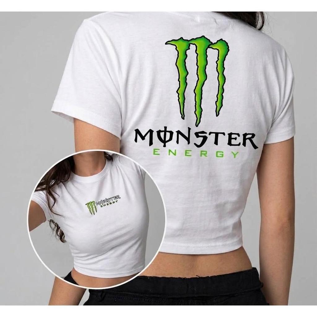 Cropped Feminino Monster Energy Gym Energético Academia Cross Lançamento 100% Algodão