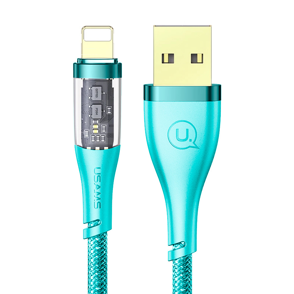 Cabo Usb Usams 3 em 1 Usb A/C/Micro/Ios 2.4A 1.2M Verde