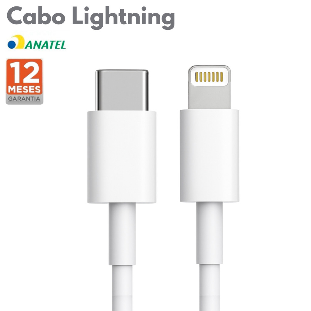 Cabo Para iPhone Turbo 27W PD USB C Para Lightning Qc 4.0 Carregamento Super Rápido