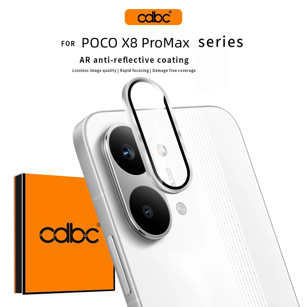 cdbc CD Padrão Filme De Lente Hawk-Eye Para Xiaomi POCO X8 ProMax Redmi Turbo5 Max , Adesivo De Aplicação Rápida Tempera