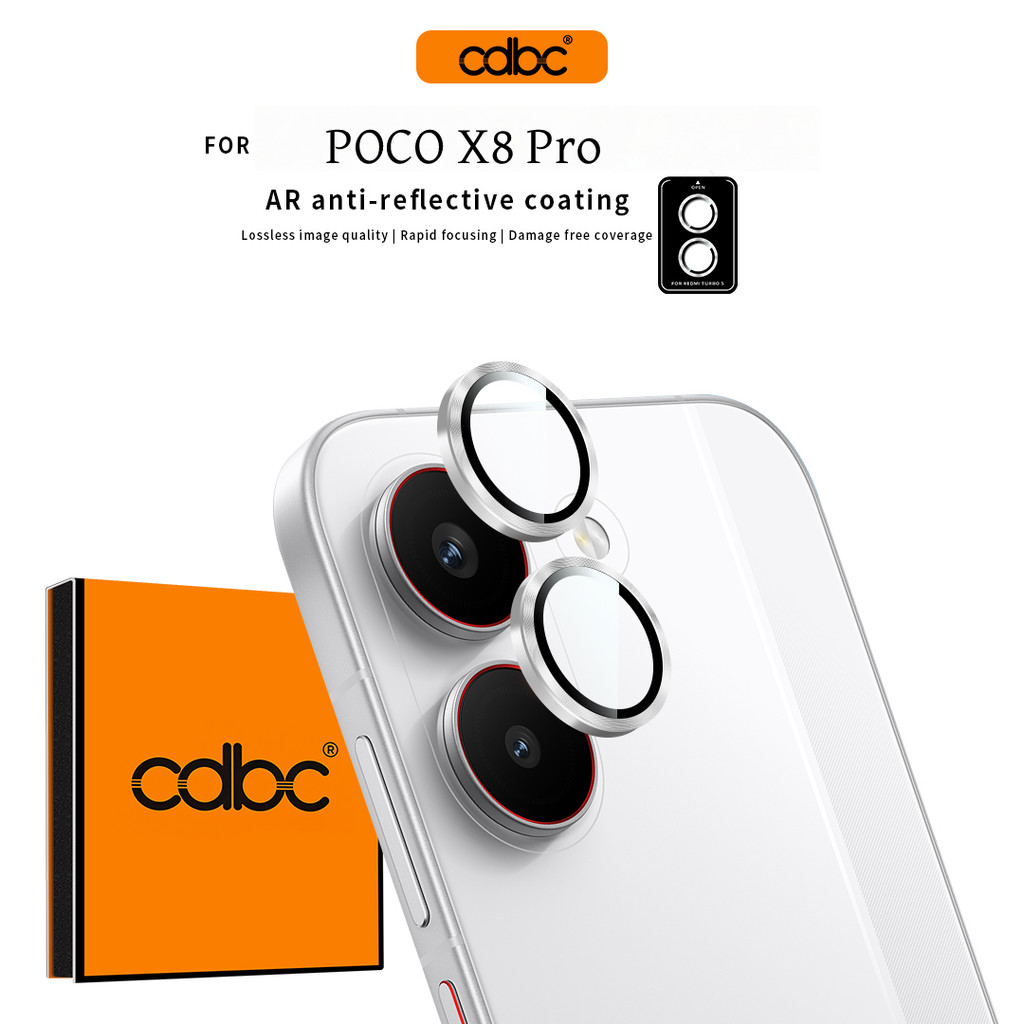 cdbc CD Padrão Liga Hawk-Eye Filme De Lente De Posicionamento Para Xiaomi POCO X8 Pro Redmi Turbo5 , HD Transparente , A