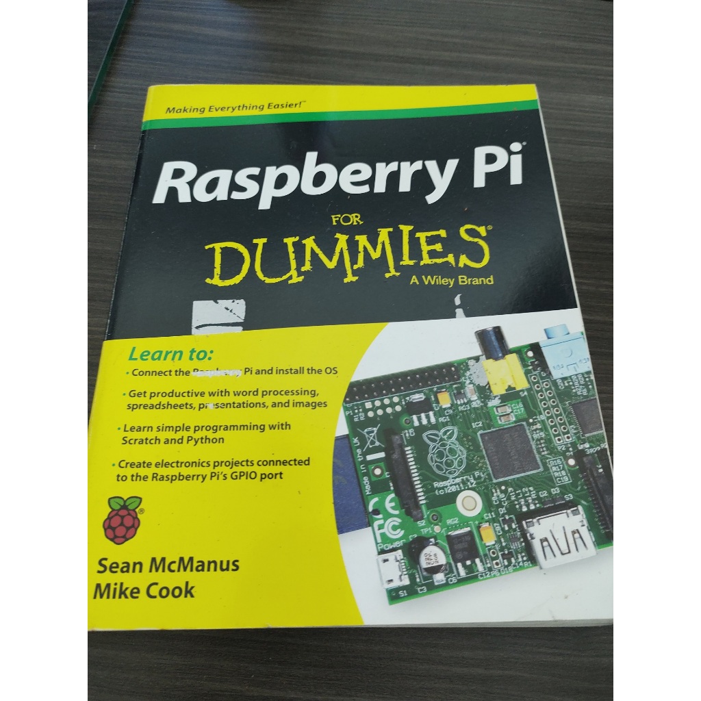Livro Raspberry Pi For Dummies Sean Mcmanus and Mike Cook