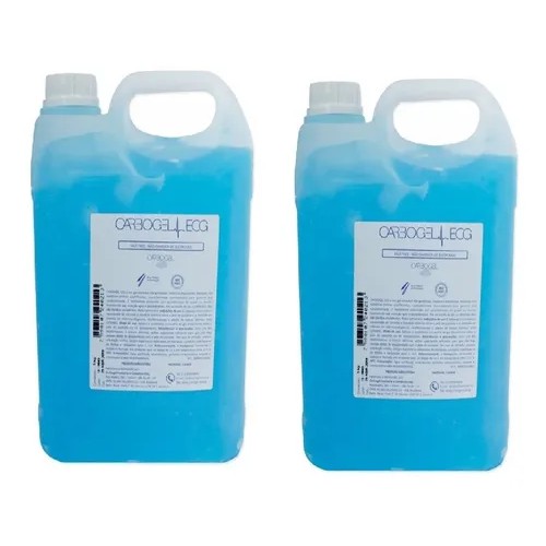 Gel Ecg Eletrocardiograma 5kg Electron Plus Galão Kit C/2