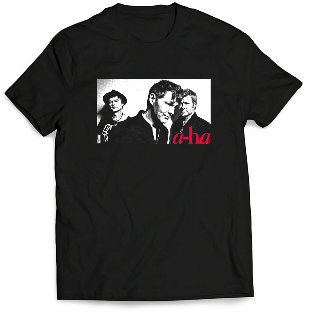 Camiseta Banda A-ha Take on Me 100% Algodão Unissex Camisa Rock Anos 80