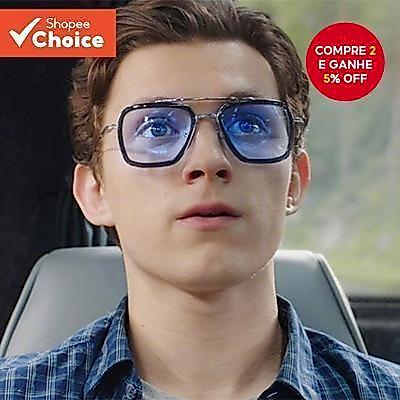 Óculos De Sol Inspirados No Homem De Ferro – Tons Tony Stark Style Square UV400