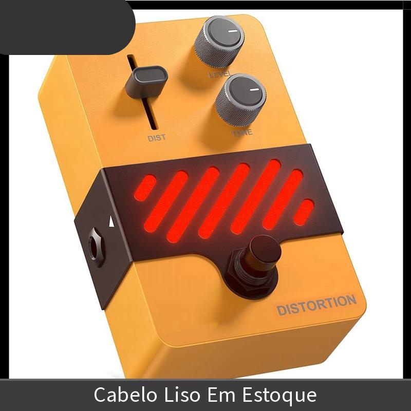 Pedal De Guitarra De Distorção Classic Rock Distortion Com Controle DIST/LEVEL/TONE , True Bypass Para Elétrica-Alta Qua