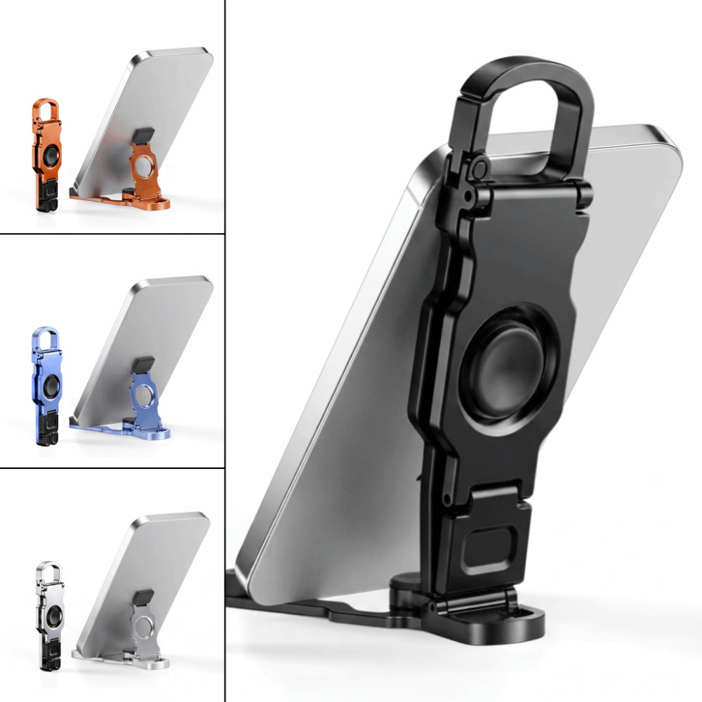 Suporte Do Telefone Girador De Inquietação , Dobrável Antiderrapante Celular , Mini Móvel Desktop