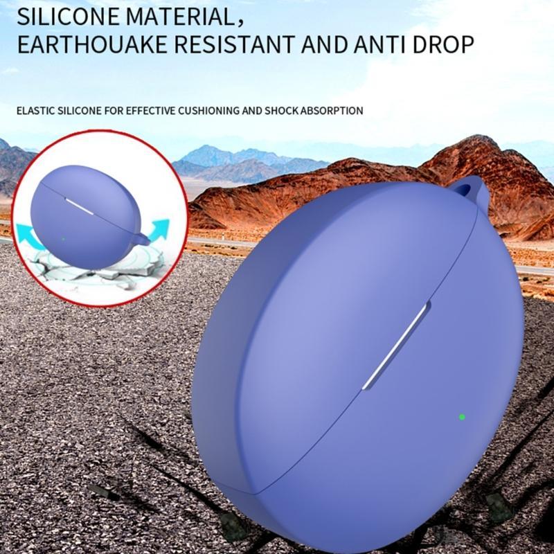 Capa De Fone De Ouvido De Cor Sólida Fundas Para OPPO Enco Air 5s Capas Silicone Macio À Prova De Choque 5 Shell Acessór
