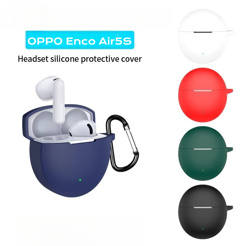 Capa De Fone De Ouvido De Cor Sólida Fundas Para OPPO Enco Air 5S Capas Silicone Macio À Prova De Choque Air5S Shell Ace