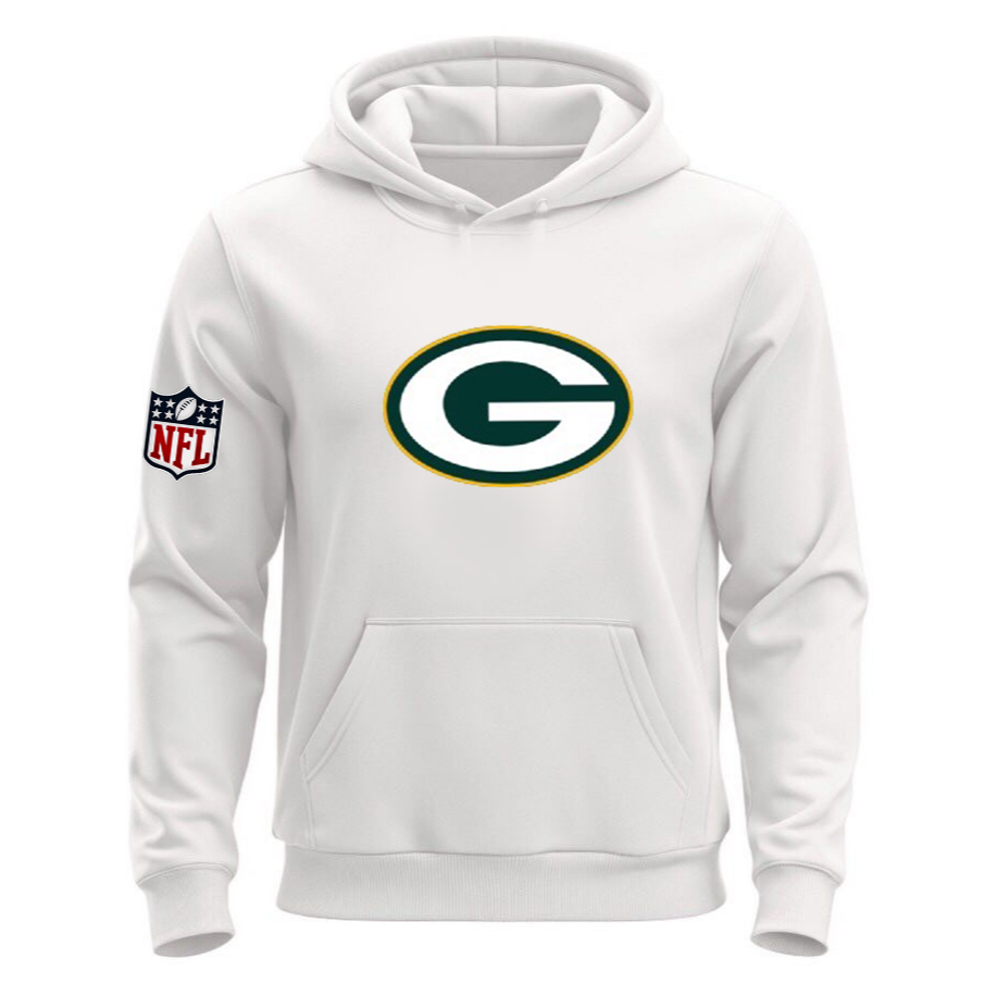 Blusa De Frio Moletom Casaco Jaqueta NFL Masculina Feminina Futebol Americano Green Bay Packers