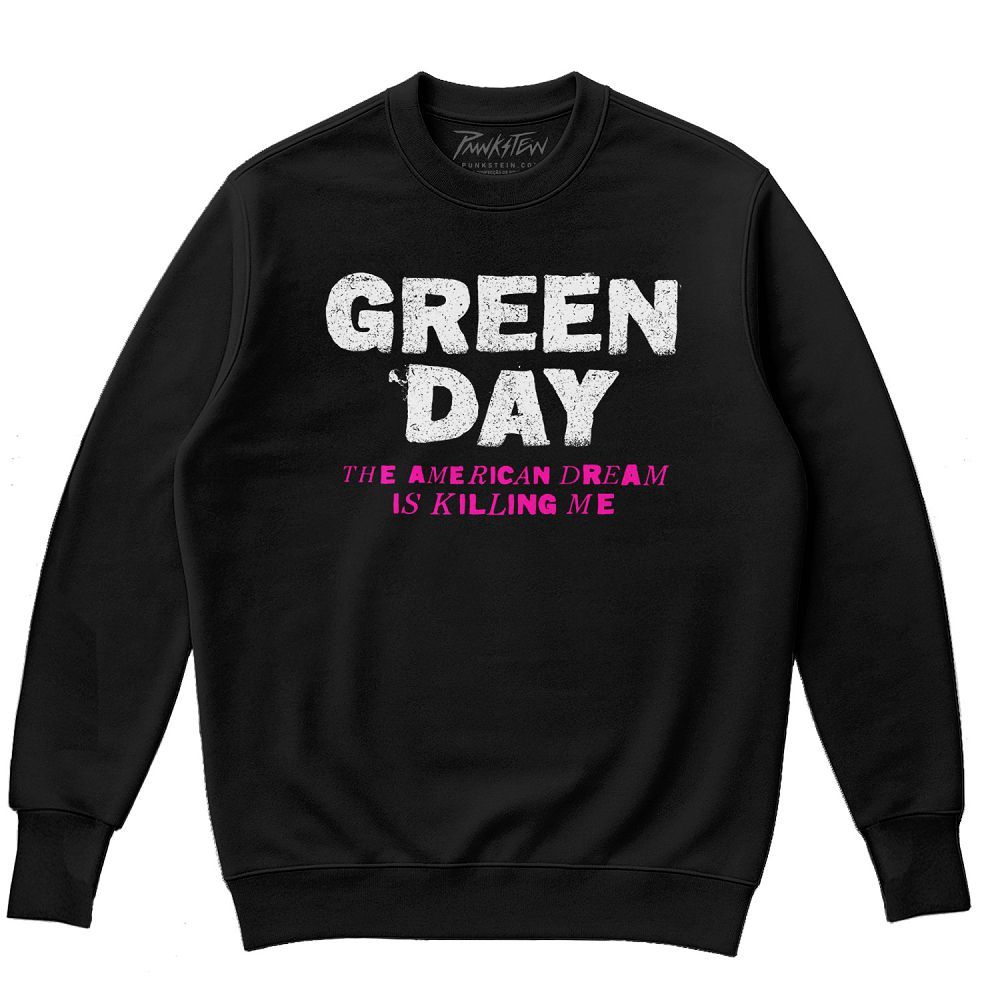 BLUSA Moletom OVERSIZED Modelagem exclusiva Punkstein Green Day 11 American Dream
