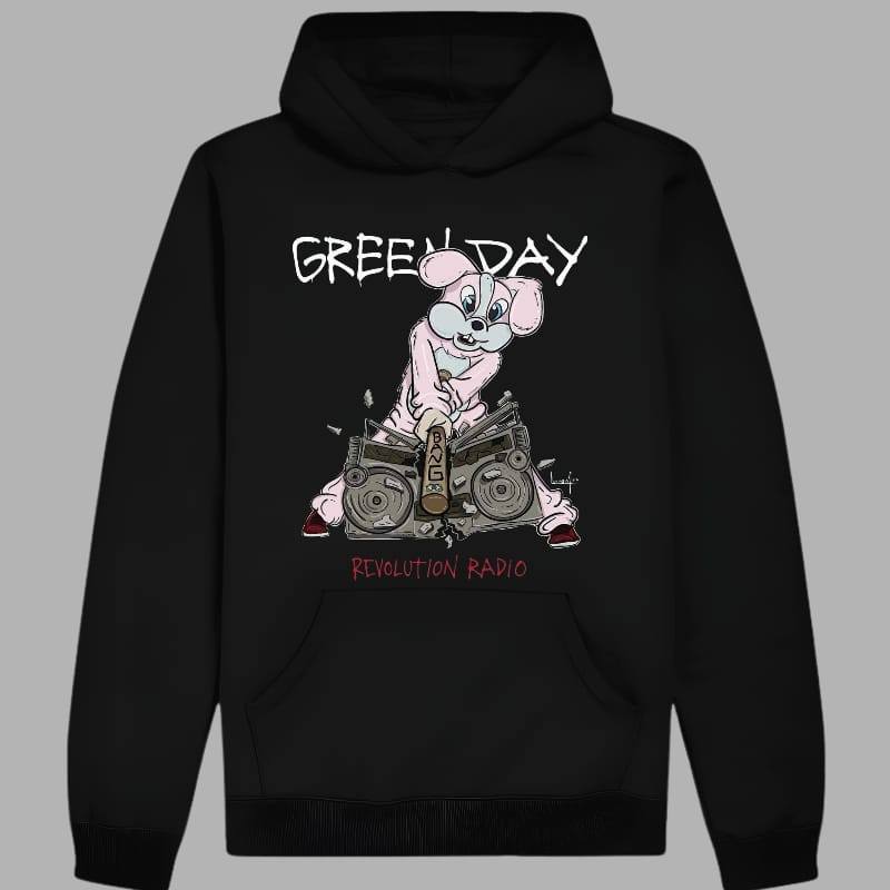 MOLETOM COELHO GREEN DAY CANGURU COM BOLSO E CAPUZ COM ENVIO RAPIDO E FRETE GRATIS