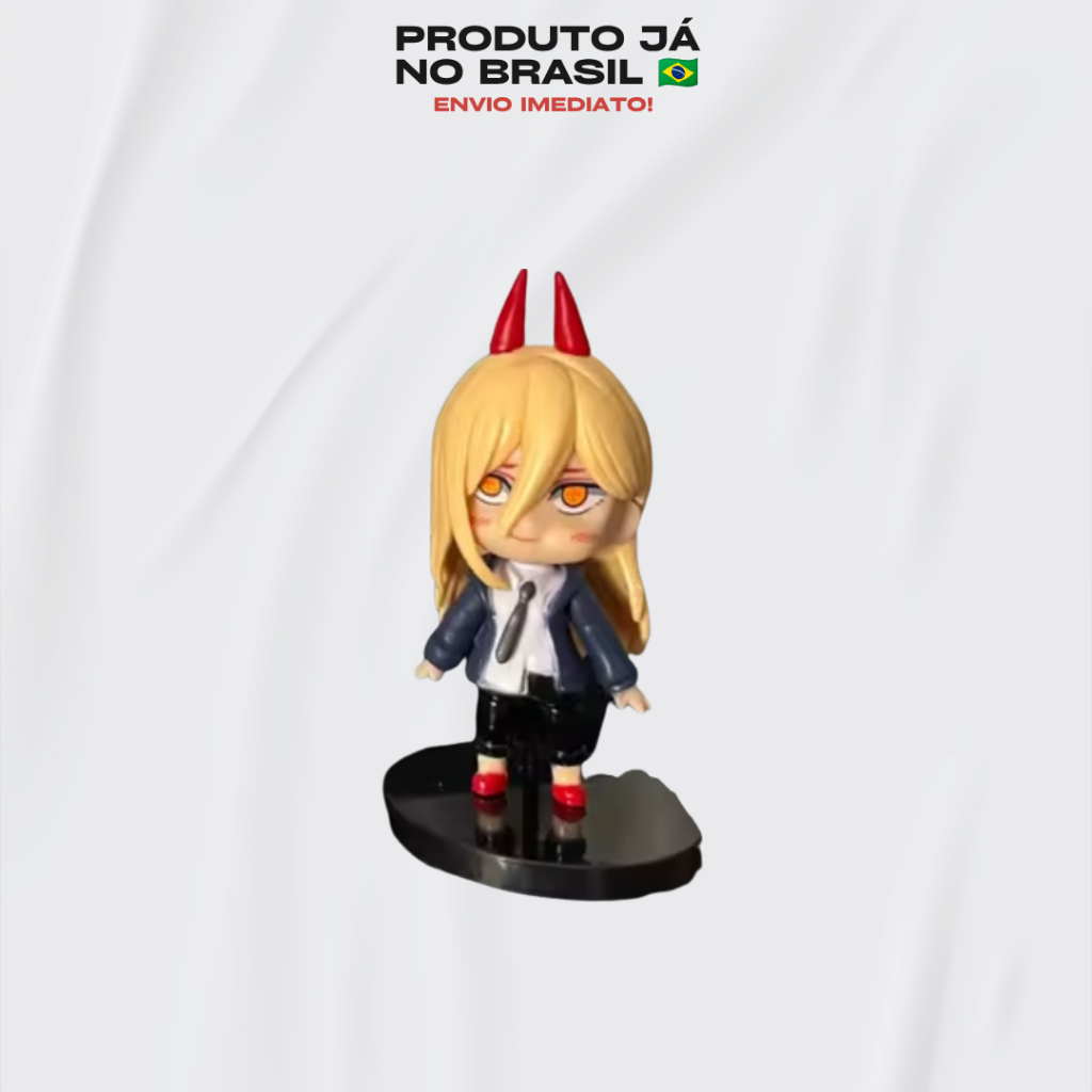 Action Figure Chibi Chainsaw Man - Power (Modo Confronto) 10cm