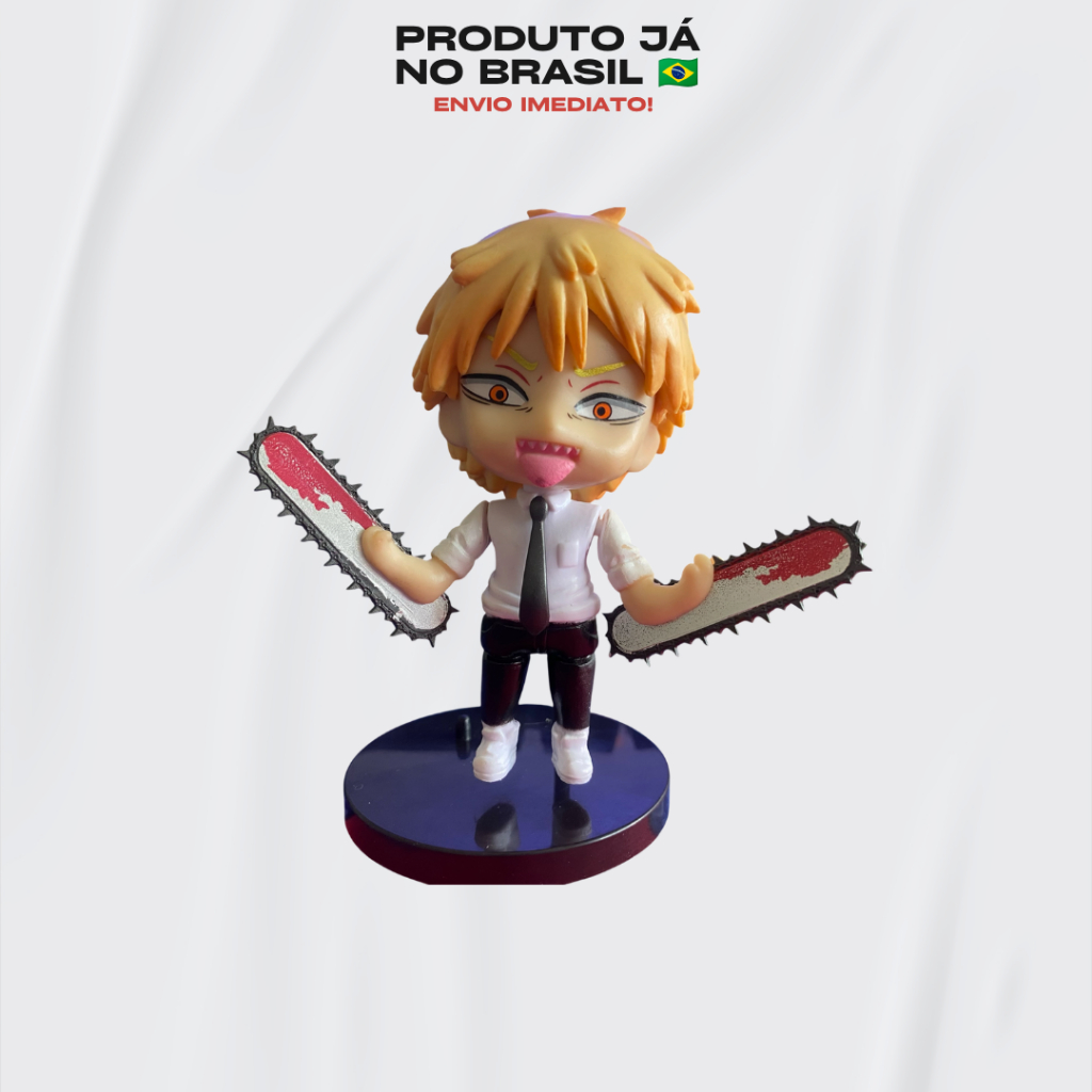 Action Figure Chibi Chainsaw Man - Denji (Modo Berseker) 10cm