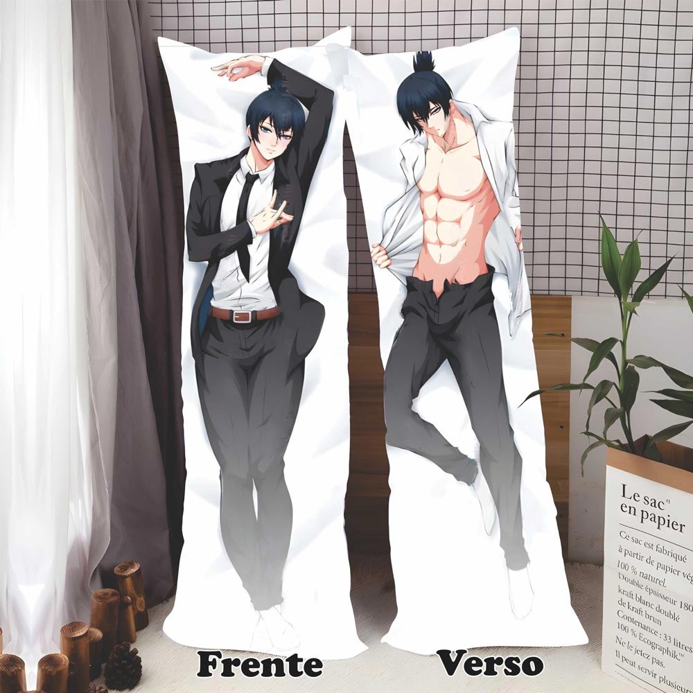 Travesseiro Dakimakura Chainsaw Man  Aki Hayakawa