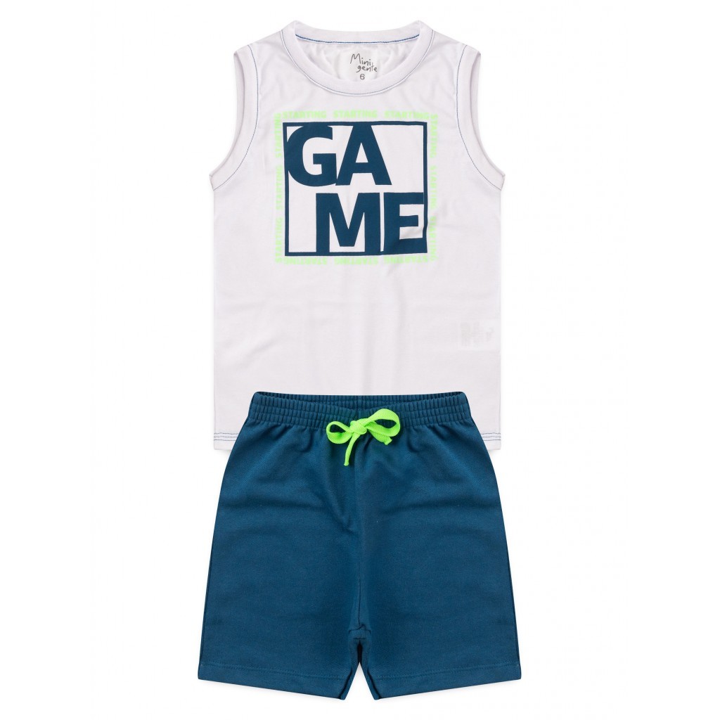 Conjunto Infantil Menino Regata Game