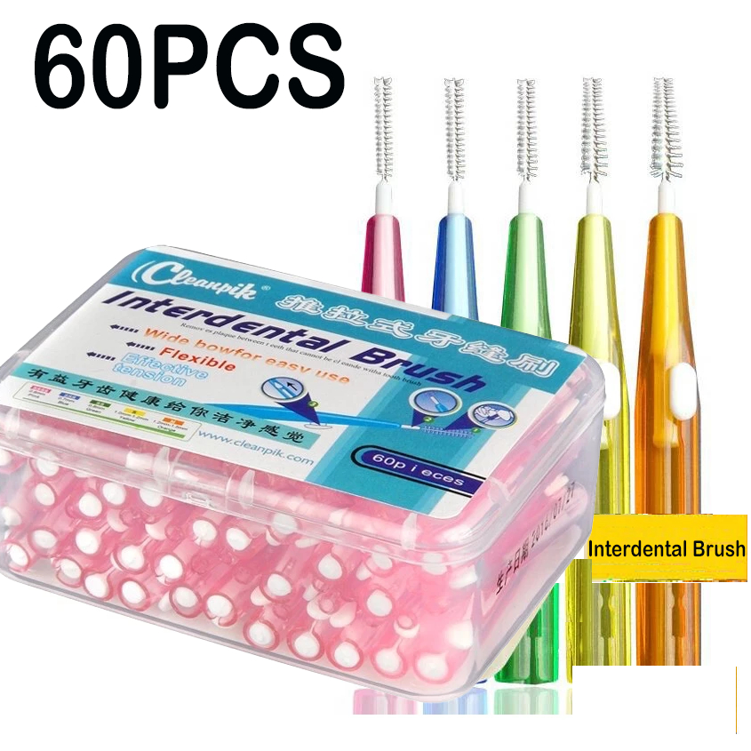 Tipo I escova interdental push-pull, escova ortodôntica, escova em forma de lápis